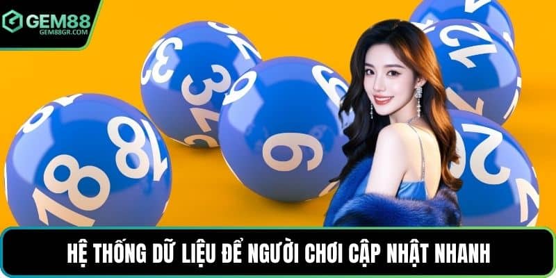 Hệ thống dữ liệu để người chơi cập nhật nhanh